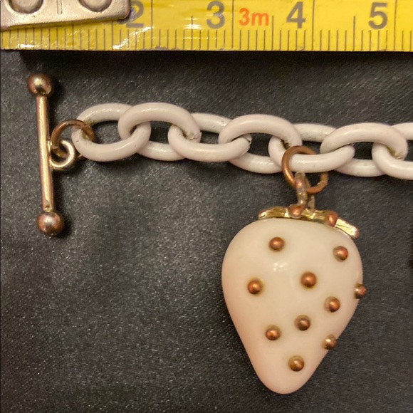 White and Silver Charm Bracelet - Picture 3 of 8